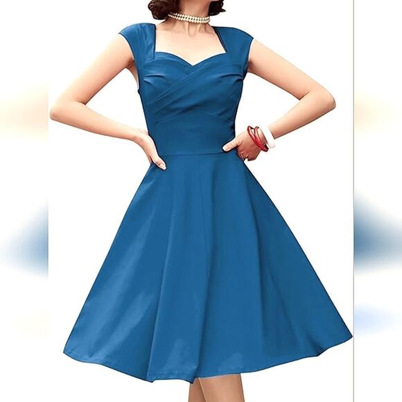 MUXXN Retro Inspired 50's Dress. Retro , 50's, Pin-Up - Picture 1 of 14